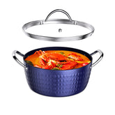 Casserole Dish, Induction Saucepan With Lid, 24cm 2.2L Stock Pots Non Stick Saucepan, Aluminum Ceramic Coating Cooking Pot Free, Suitable For All Hobs Types,  Amazon Banned